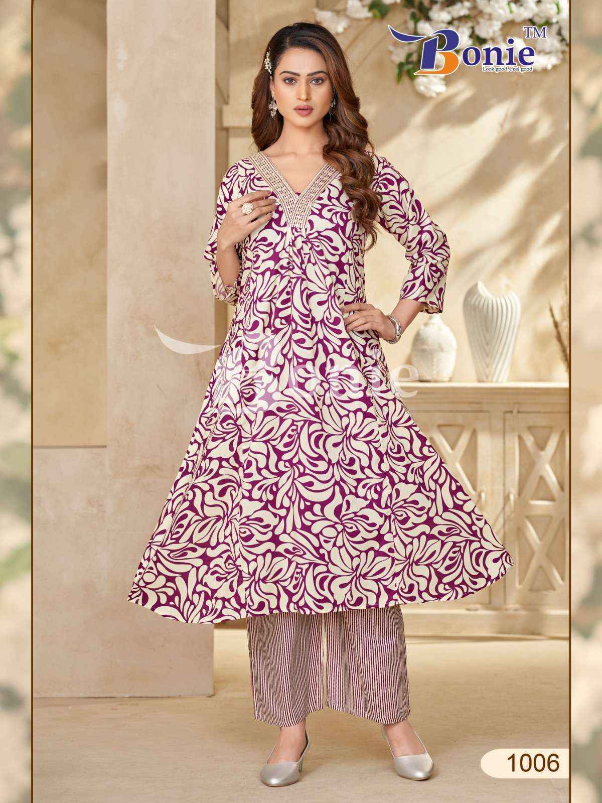 Bonie Rutvi Vol 1 Fancy Kurti Combo 7 pcs Catalogue