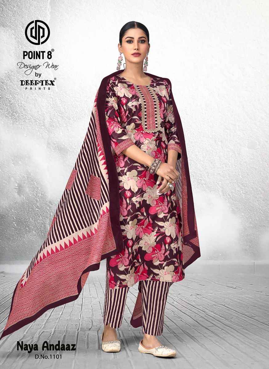 Deeptex Naya Andaaz Vol 11 Readymade Cotton Dress 10 pcs Catalogue