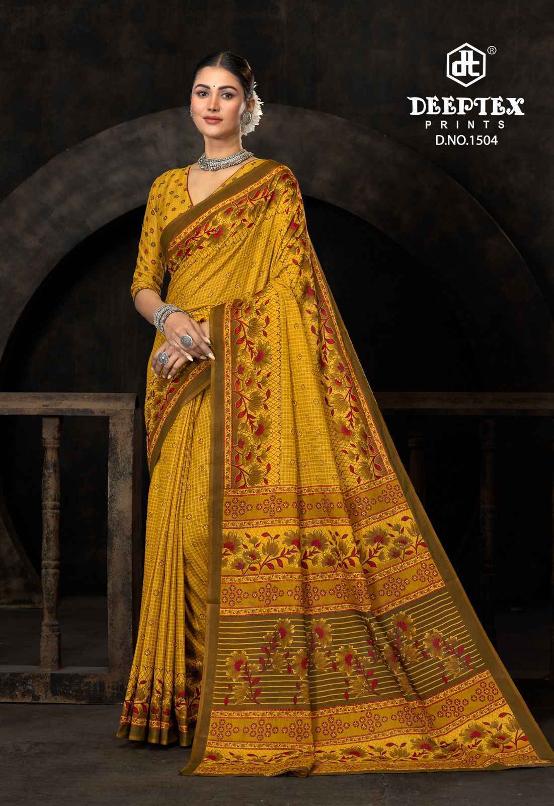 Deeptex Prime Time Vol-15 Cotton Saree (10 pcs Catalogue)