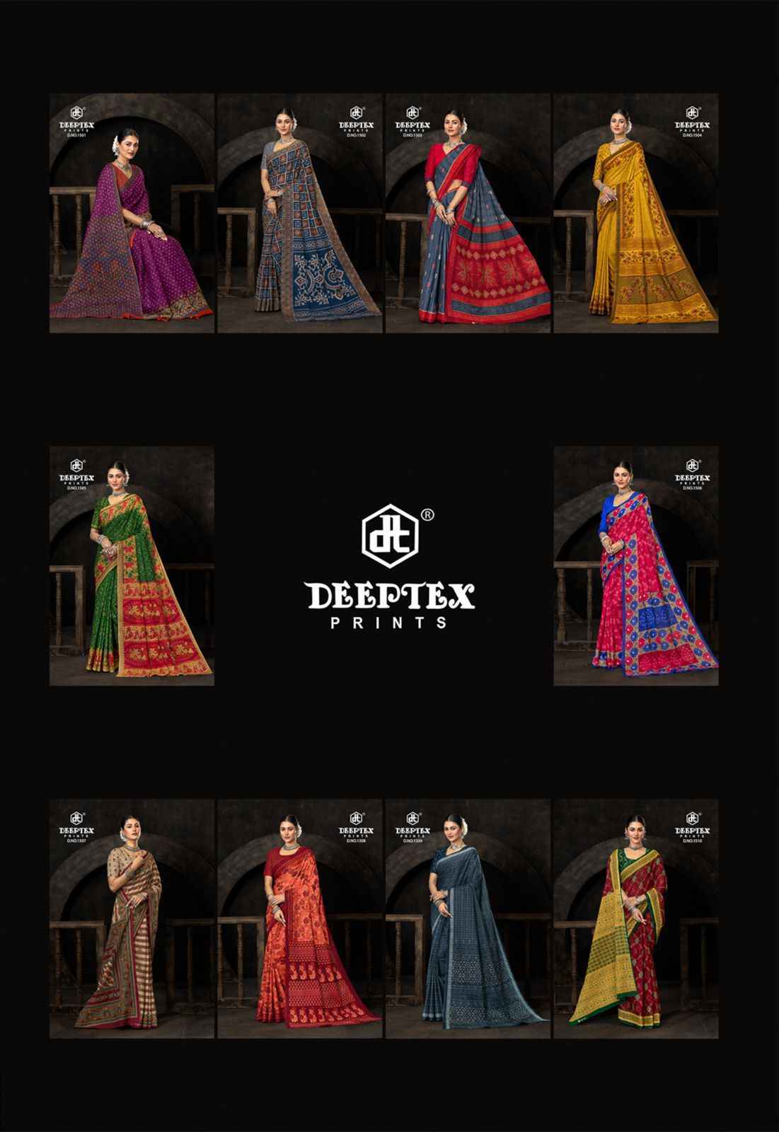 Deeptex Prime Time Vol-15 Cotton Saree (10 pcs Catalogue)