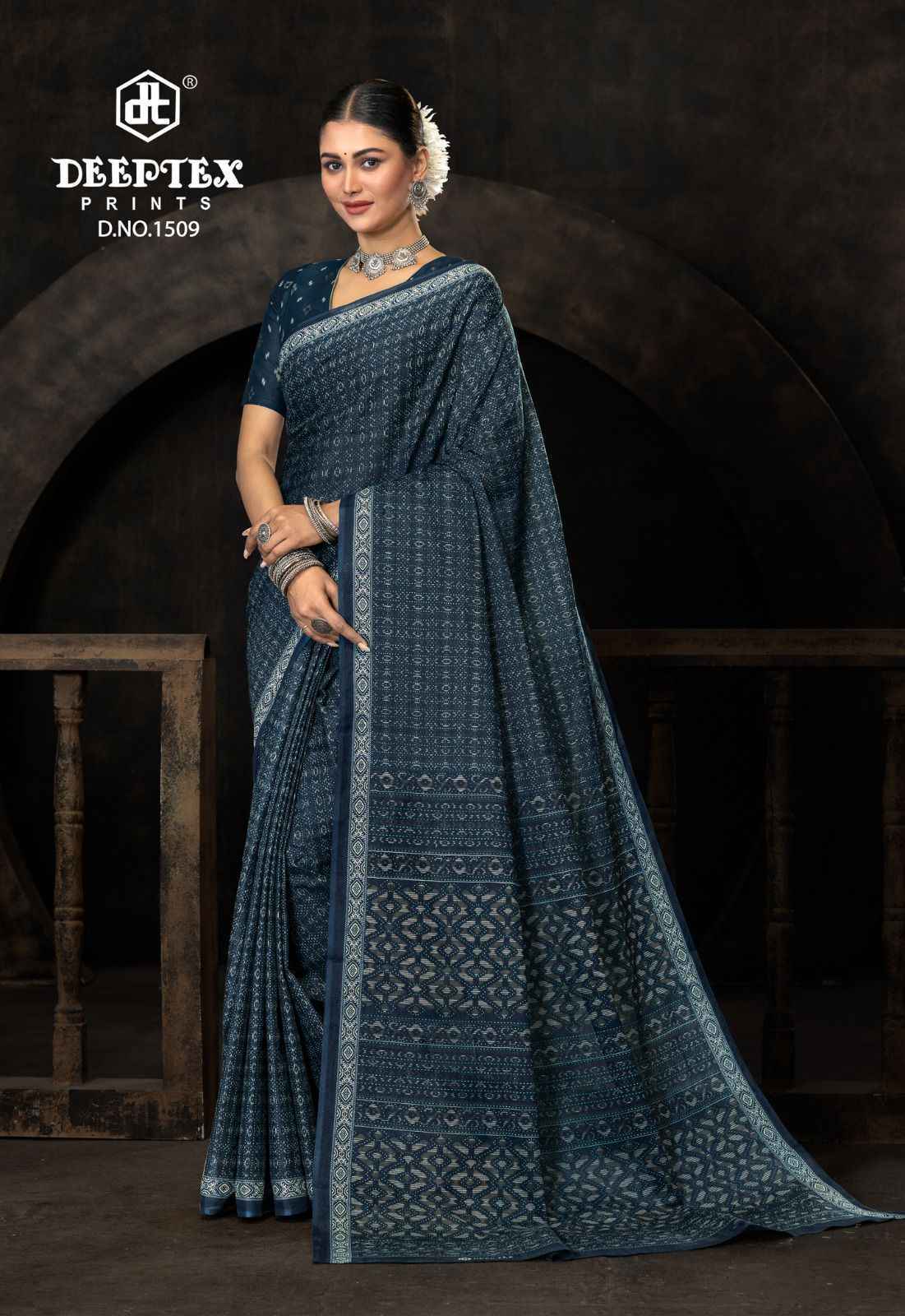 Deeptex Prime Time Vol-15 Cotton Saree (10 pcs Catalogue)