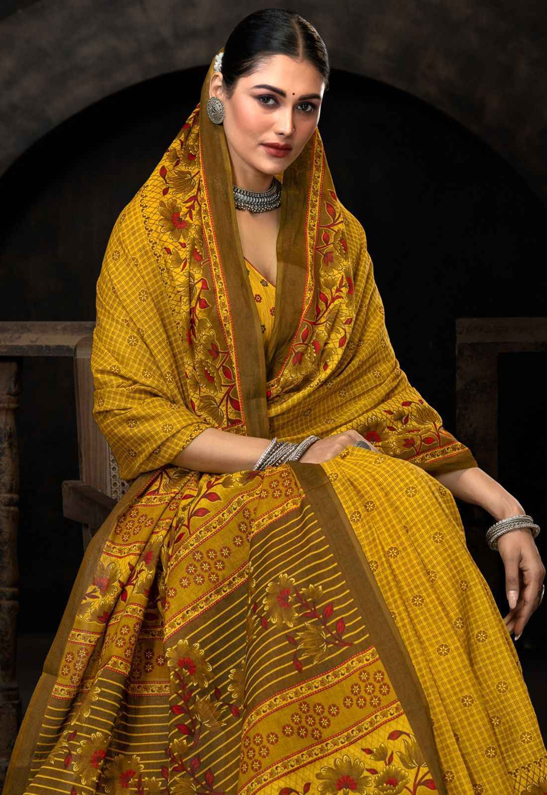 Deeptex Prime Time Vol-15 Cotton Saree (10 pcs Catalogue)