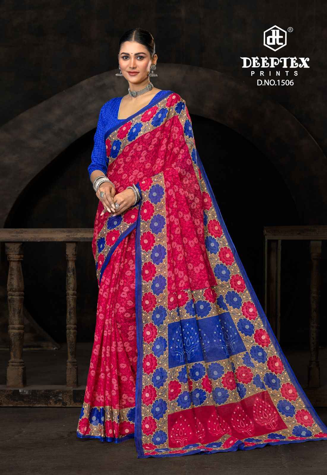 Deeptex Prime Time Vol-15 Cotton Saree (10 pcs Catalogue)