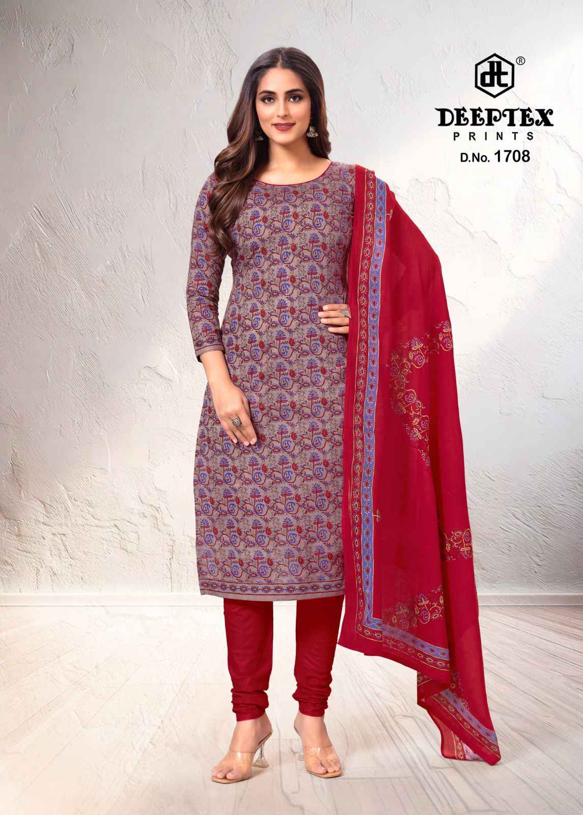 Deeptex Tradition Vol 17 Cotton Dress Material 10 pcs Catalogue