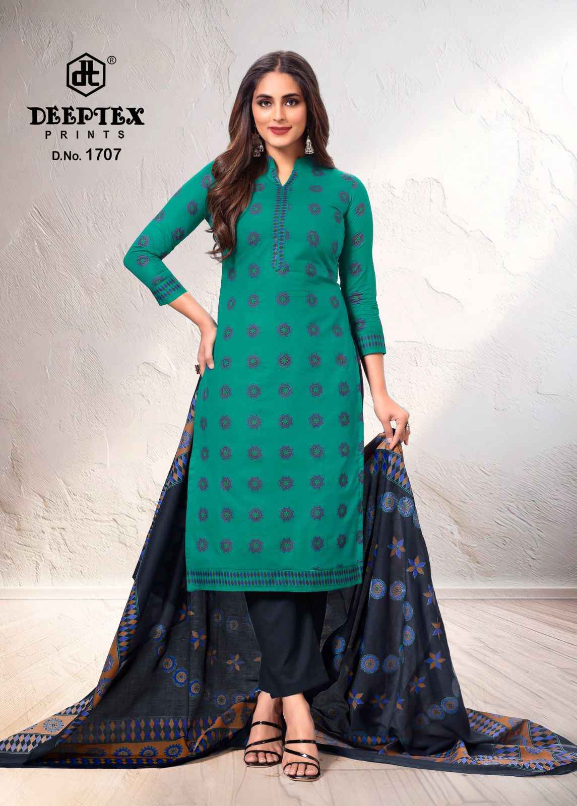 Deeptex Tradition Vol 17 Cotton Dress Material 10 pcs Catalogue