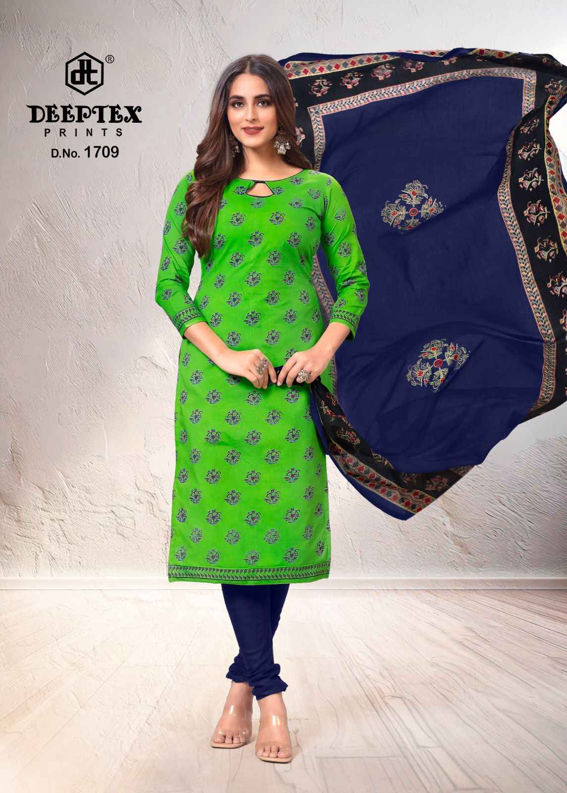 Deeptex Tradition Vol 17 Cotton Dress Material 10 pcs Catalogue