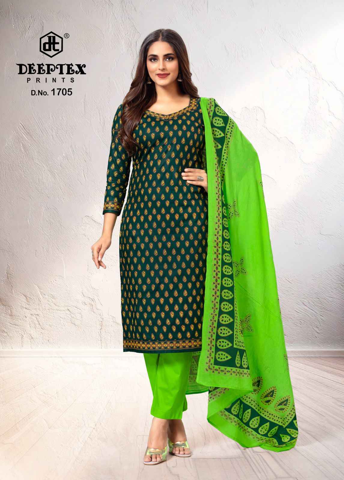 Deeptex Tradition Vol 17 Cotton Dress Material 10 pcs Catalogue