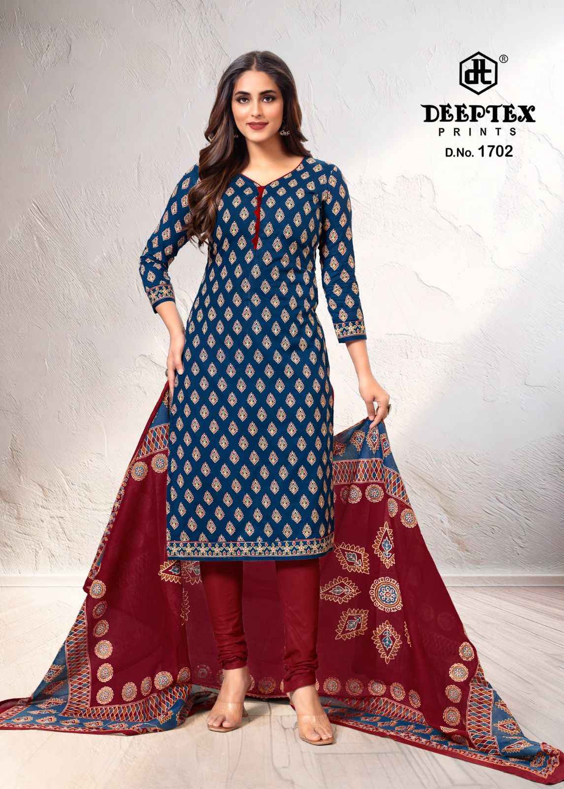 Deeptex Tradition Vol 17 Cotton Dress Material 10 pcs Catalogue