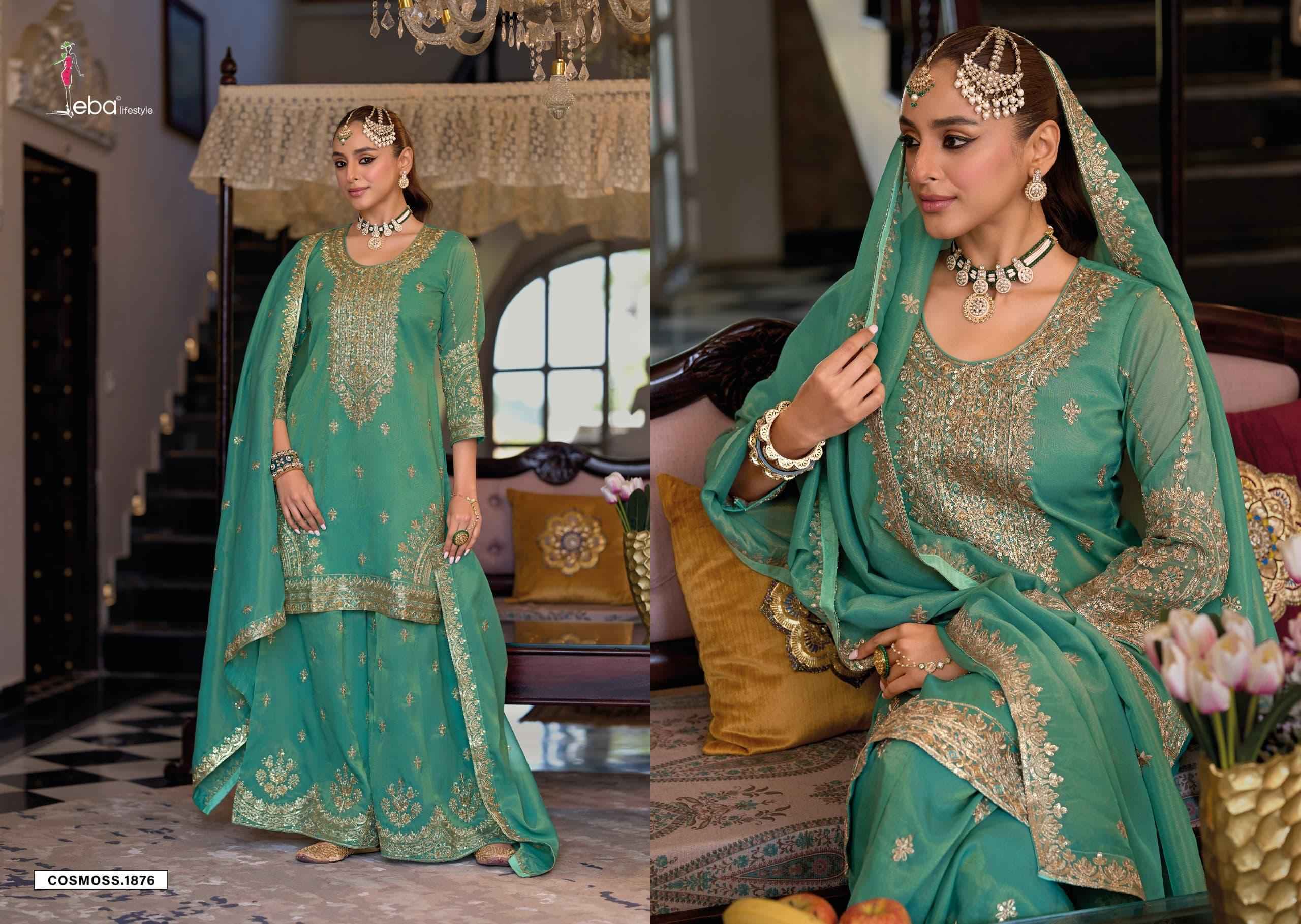 Eba Lifestyle Cosmoss Simar Readymade Dress (3 pcs Catalogue)