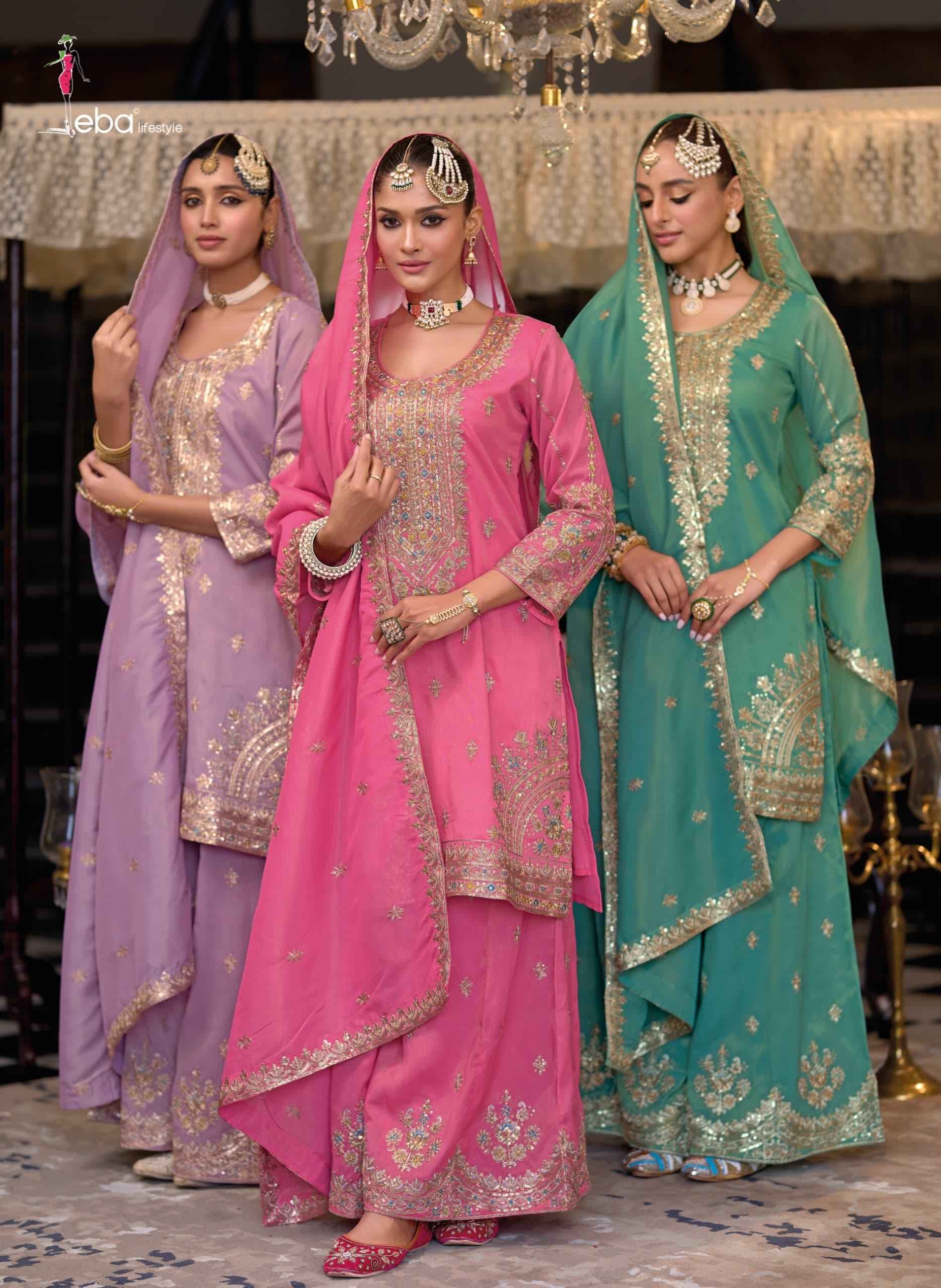 Eba Lifestyle Cosmoss Simar Readymade Dress (3 pcs Catalogue)
