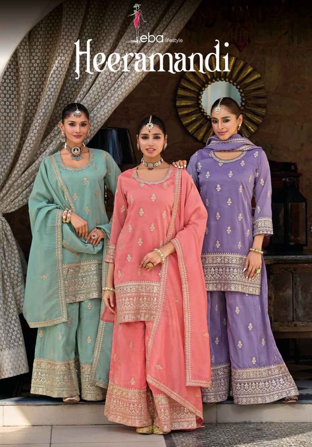 Eba Lifestyle Heeramandi Readymade Simar Dress 3 pcs Catalogue