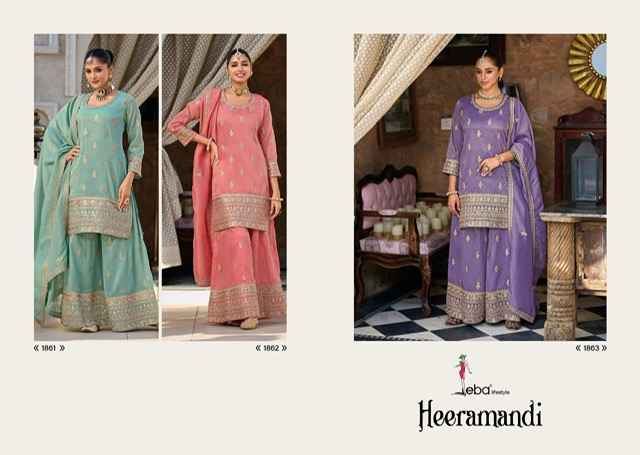Eba Lifestyle Heeramandi Readymade Simar Dress 3 pcs Catalogue