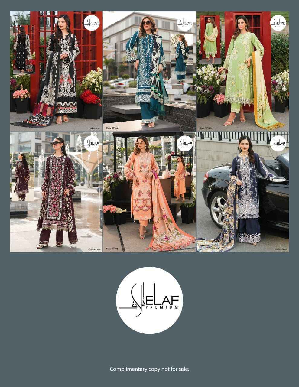 Elaf Premium Cotton Dress Material (6 pcs Catalogue)