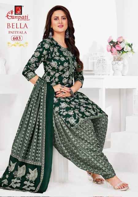 Ganpati Bella Patiyala Vol 6 Readymade Cotton Dress 15 pcs Catalogue