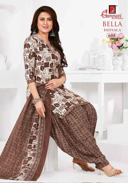 Ganpati Bella Patiyala Vol 6 Readymade Cotton Dress 15 pcs Catalogue