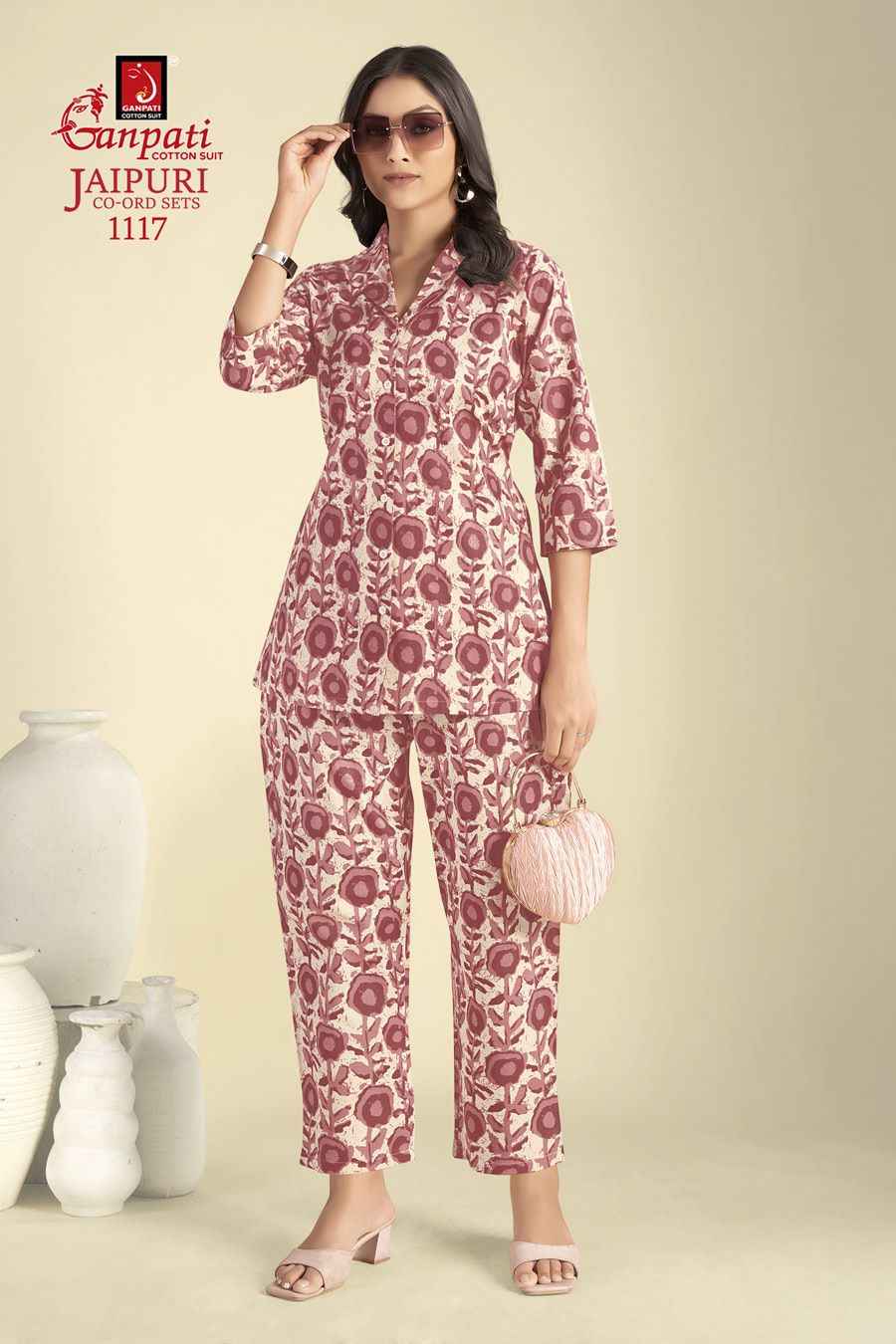 Ganpati Jaipuri Cord Sets Vol 11 Cotton Cord Set 12 pcs Catalogue