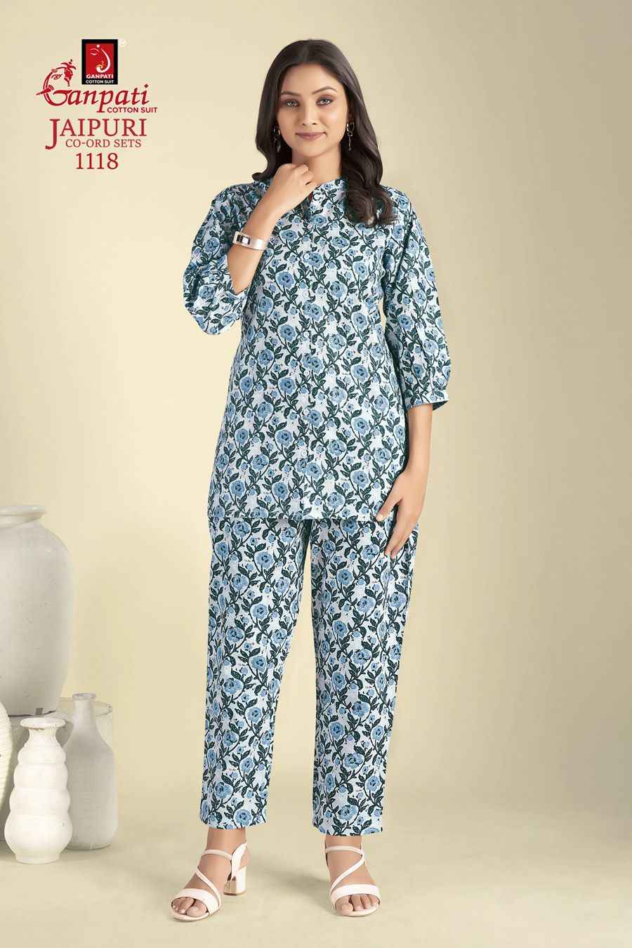 Ganpati Jaipuri Cord Sets Vol 11 Cotton Cord Set 12 pcs Catalogue