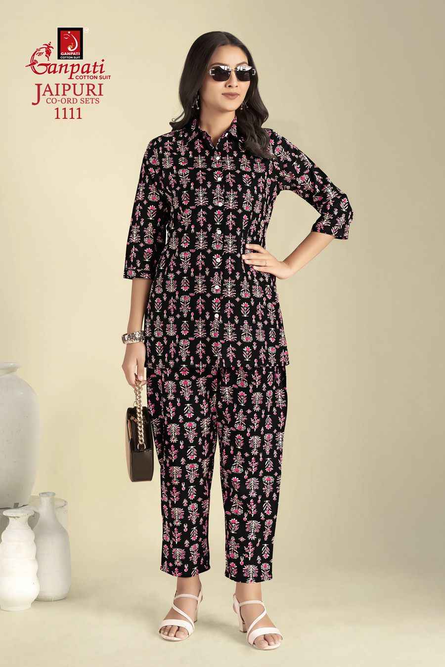 Ganpati Jaipuri Cord Sets Vol 11 Cotton Cord Set 12 pcs Catalogue