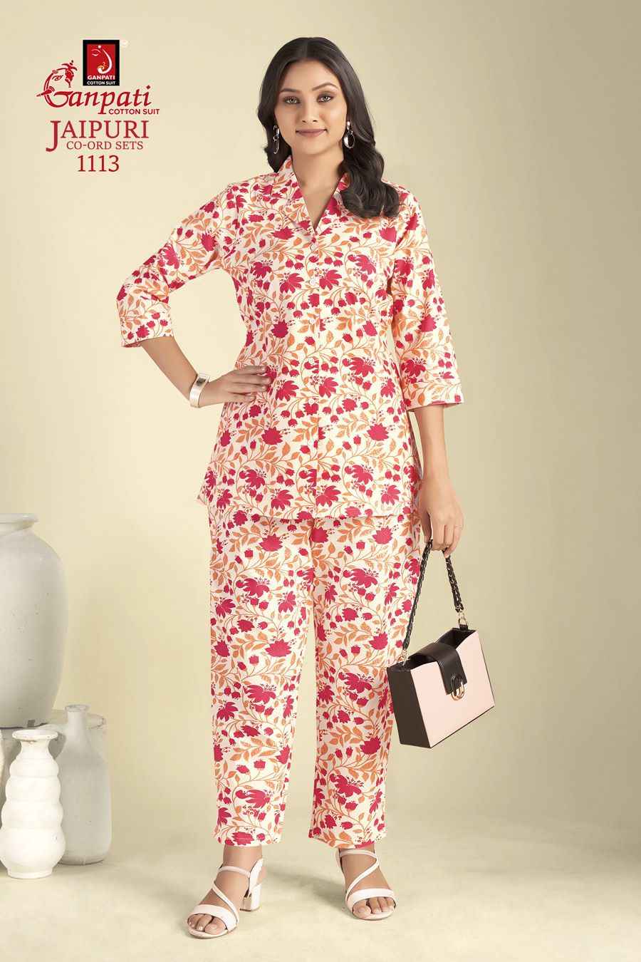 Ganpati Jaipuri Cord Sets Vol 11 Cotton Cord Set 12 pcs Catalogue