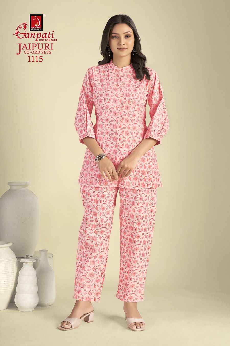 Ganpati Jaipuri Cord Sets Vol 11 Cotton Cord Set 12 pcs Catalogue