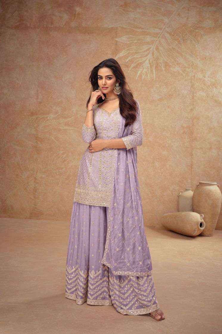 Gulkayra Designer Palak Vol 4 Real Readymade Chinon Dress 4 Pc Catalouge