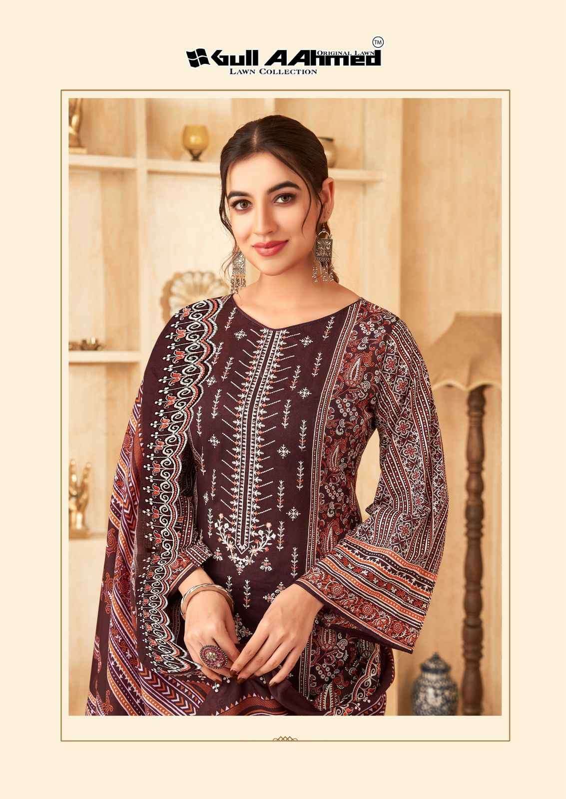 Gull Aahmed Farasha Cotton Dress Material (6 pcs Catalogue)