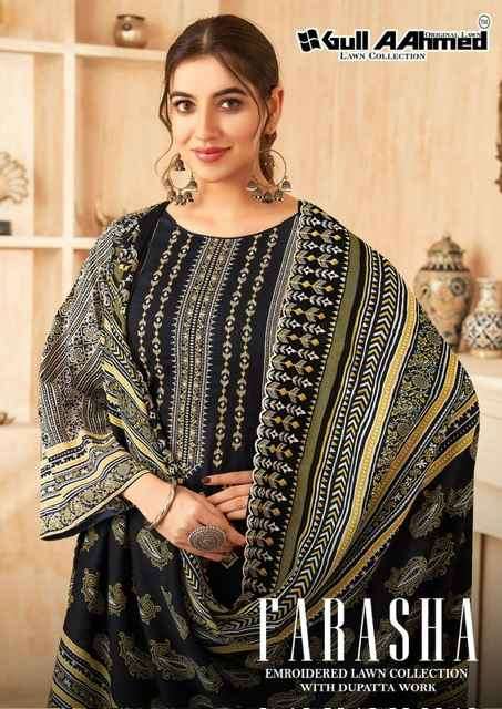 Gull Aahmed Farasha Cotton Dress Material (6 pcs Catalogue)
