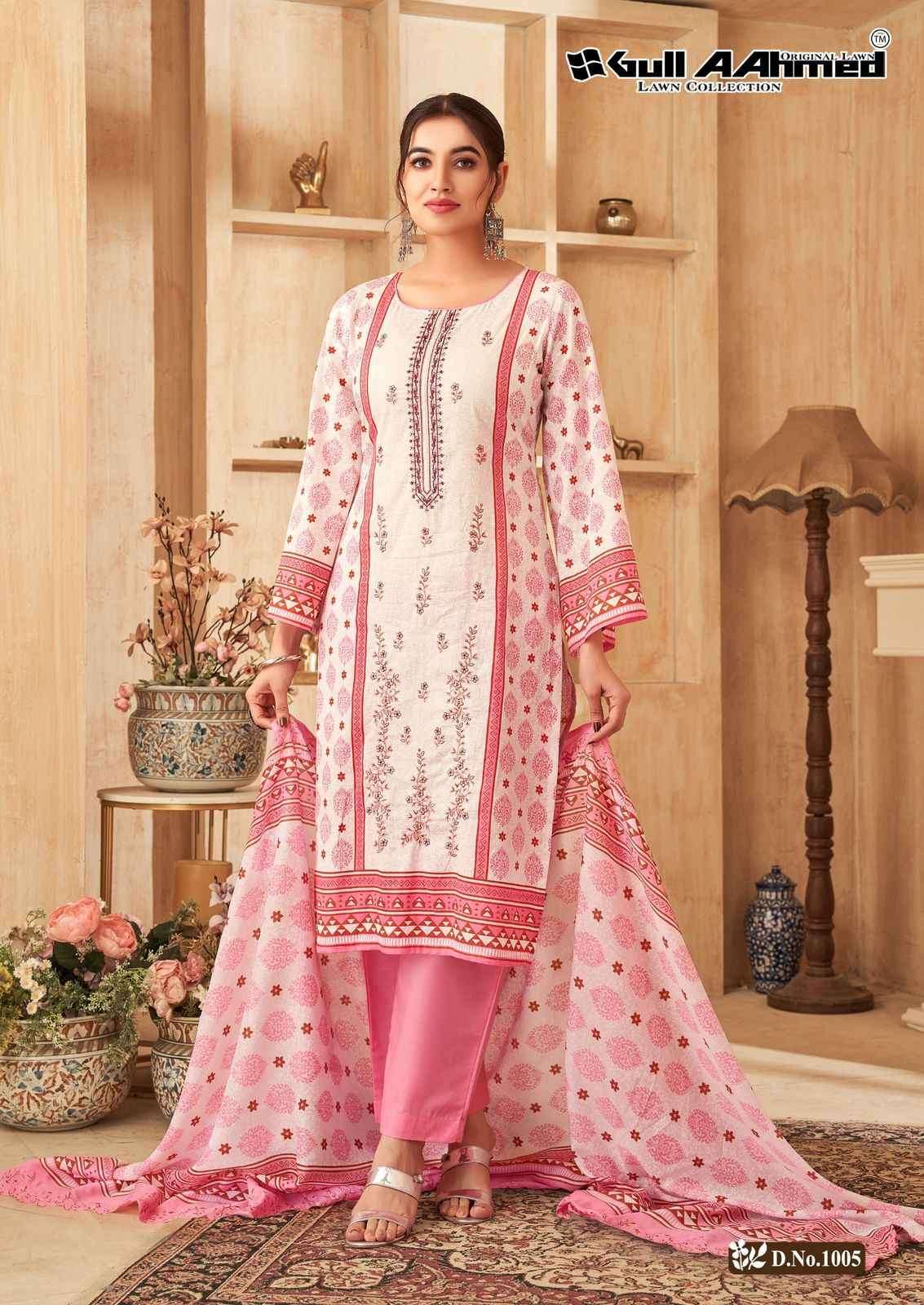 Gull Aahmed Farasha Cotton Dress Material (6 pcs Catalogue)