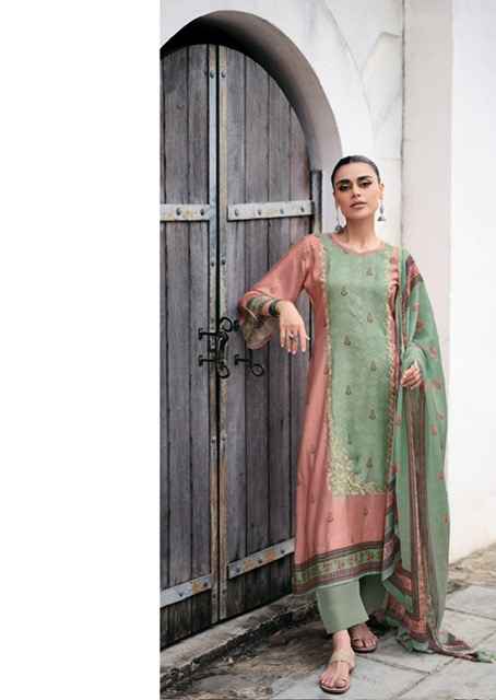 Gull Jee Israt Viscouse Musline Dress Material 6 pcs Catalogue