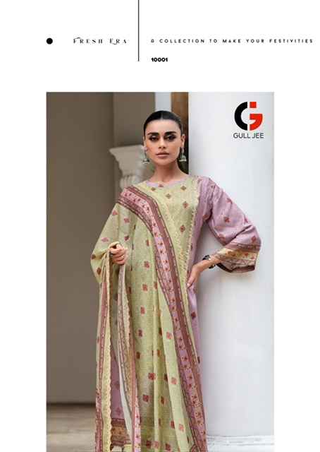 Gull Jee Israt Viscouse Musline Dress Material 6 pcs Catalogue