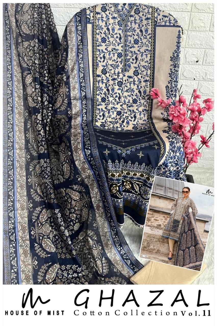 House Of Mist Ghazal Cotton Collection Vol-11 Cotton Dress Material (6 pcs Catalogue)