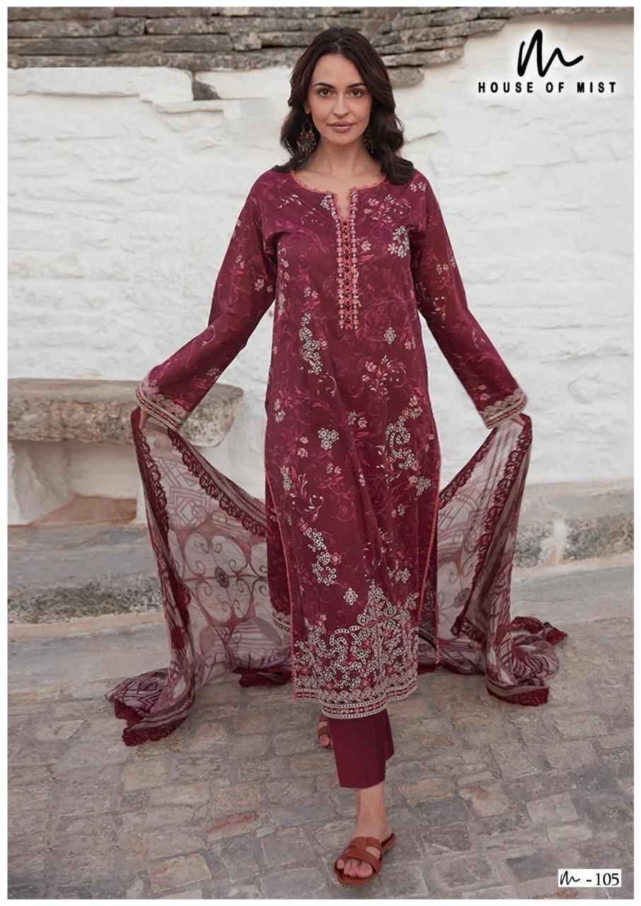 House Of Mist Ghazal Cotton Collection Vol-11 Cotton Dress Material (6 pcs Catalogue)