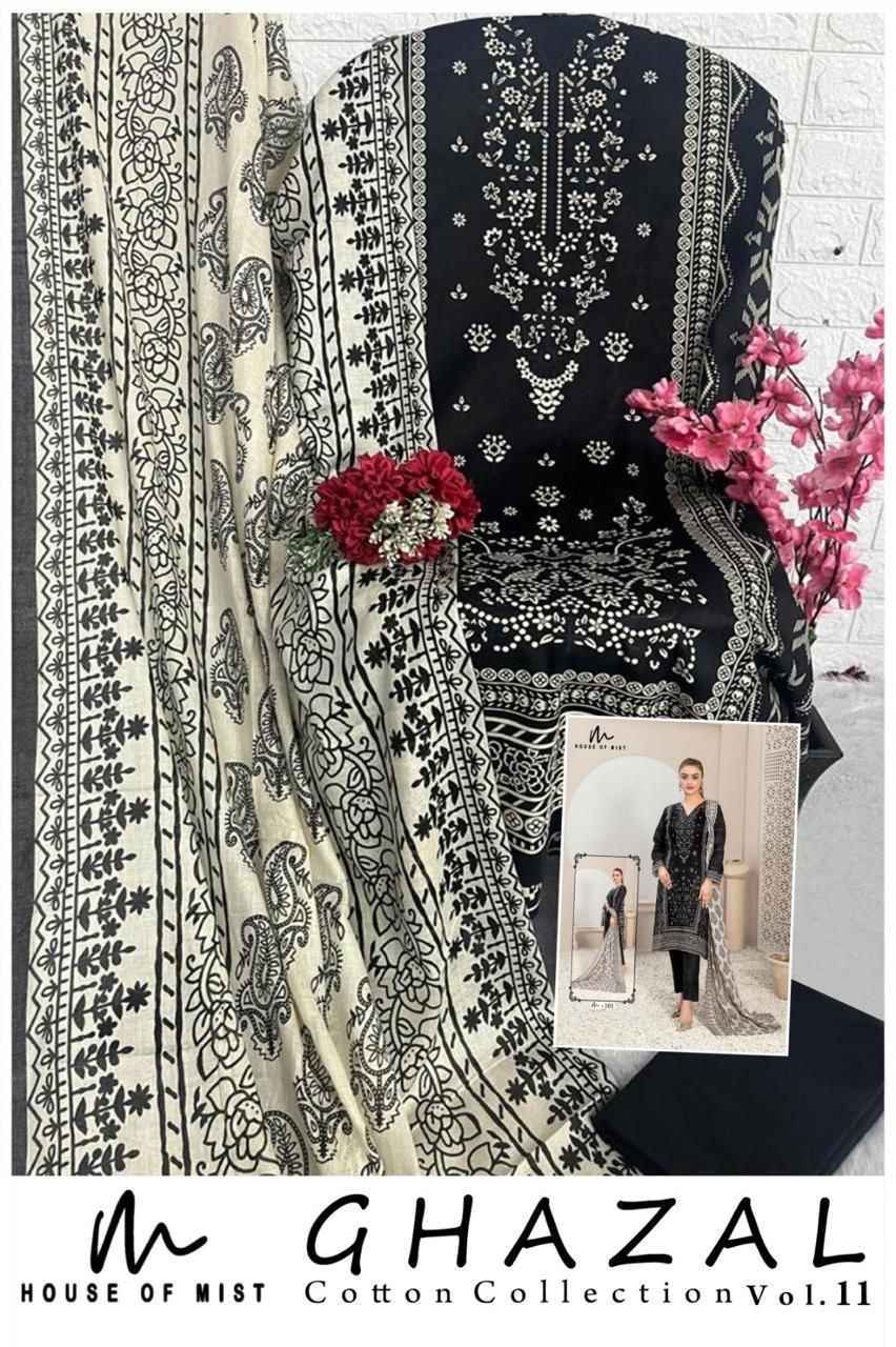 House Of Mist Ghazal Cotton Collection Vol-11 Cotton Dress Material (6 pcs Catalogue)