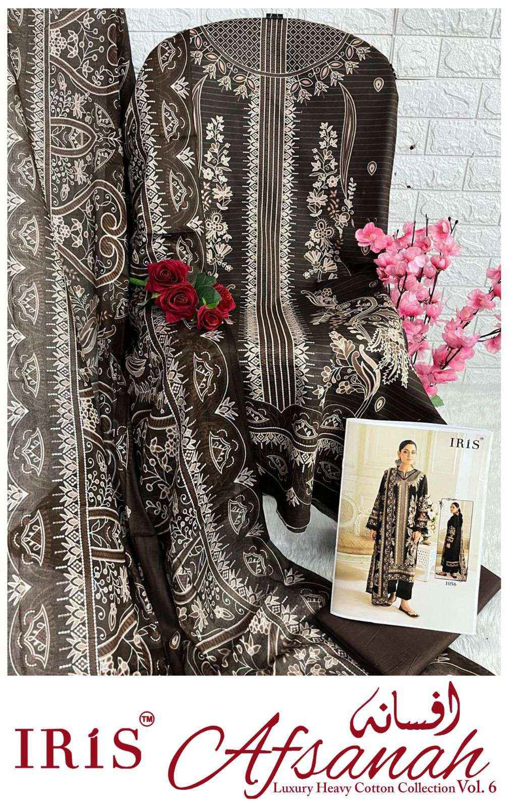 Iris Afsanah Vol 6 Cotton Dress Material 10 pcs Catalogue