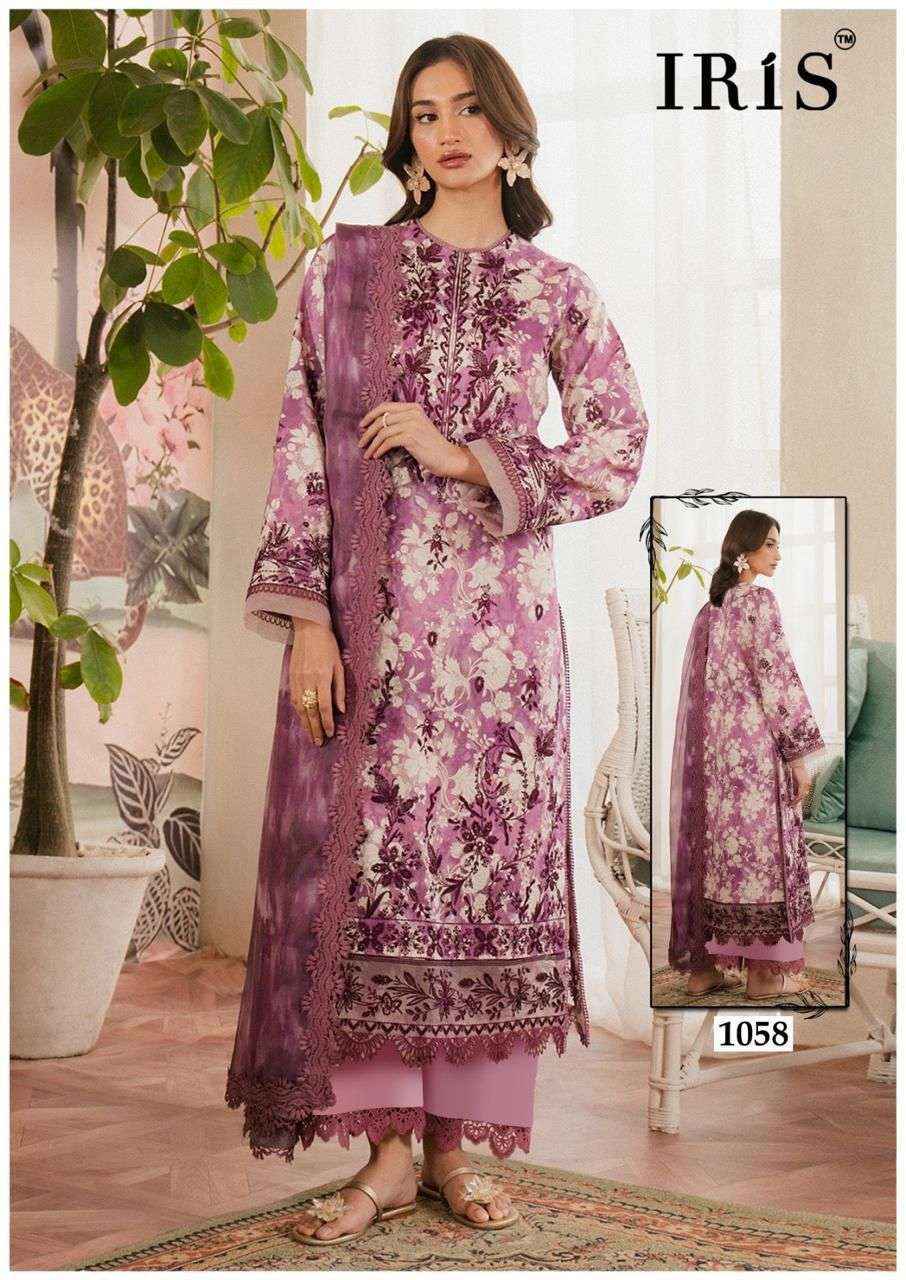 Iris Afsanah Vol 6 Cotton Dress Material 10 pcs Catalogue