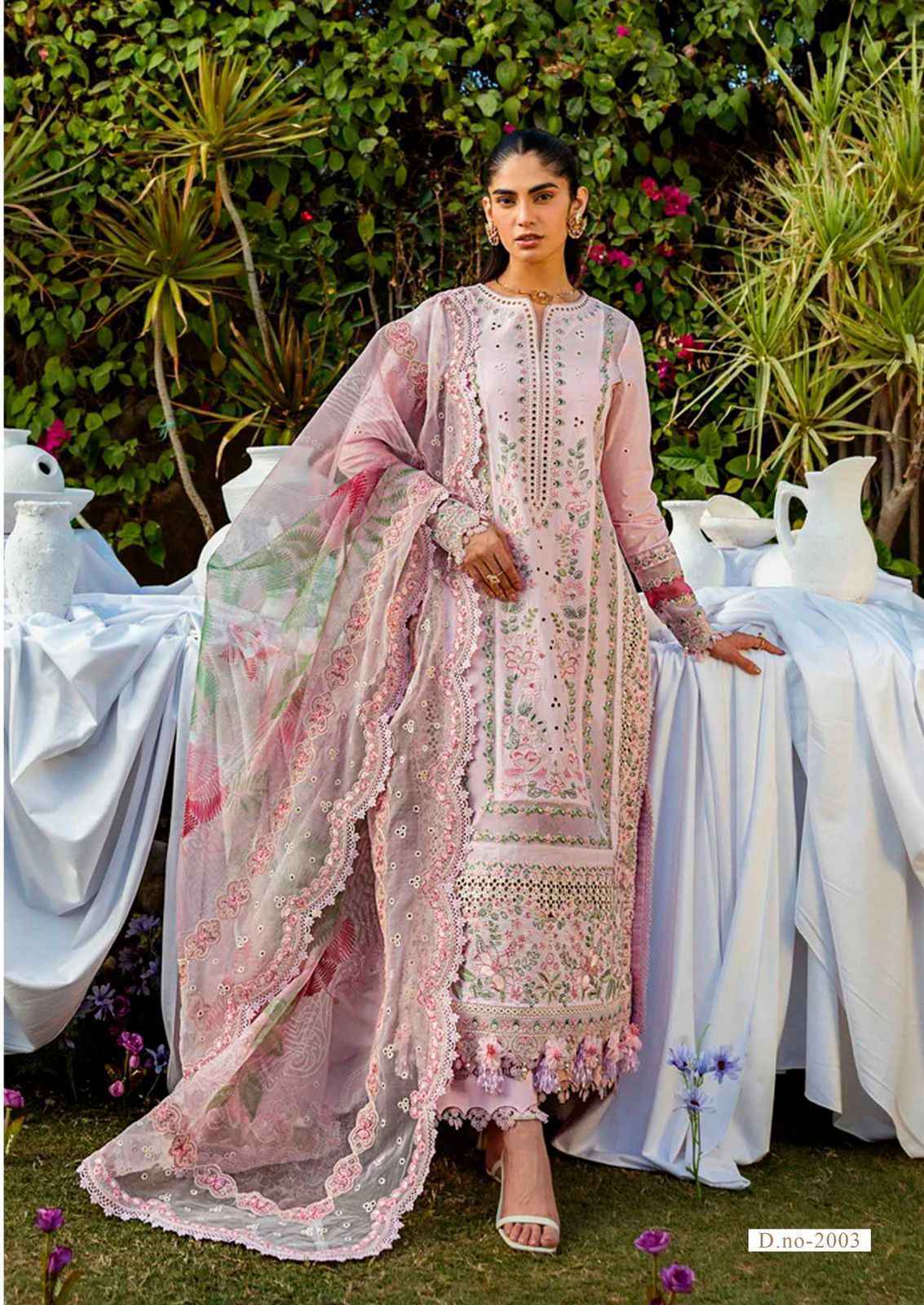 Jade Noor Aahmed Vol-2 Lawn Cotton Dress Material (6 pcs Catalogue)