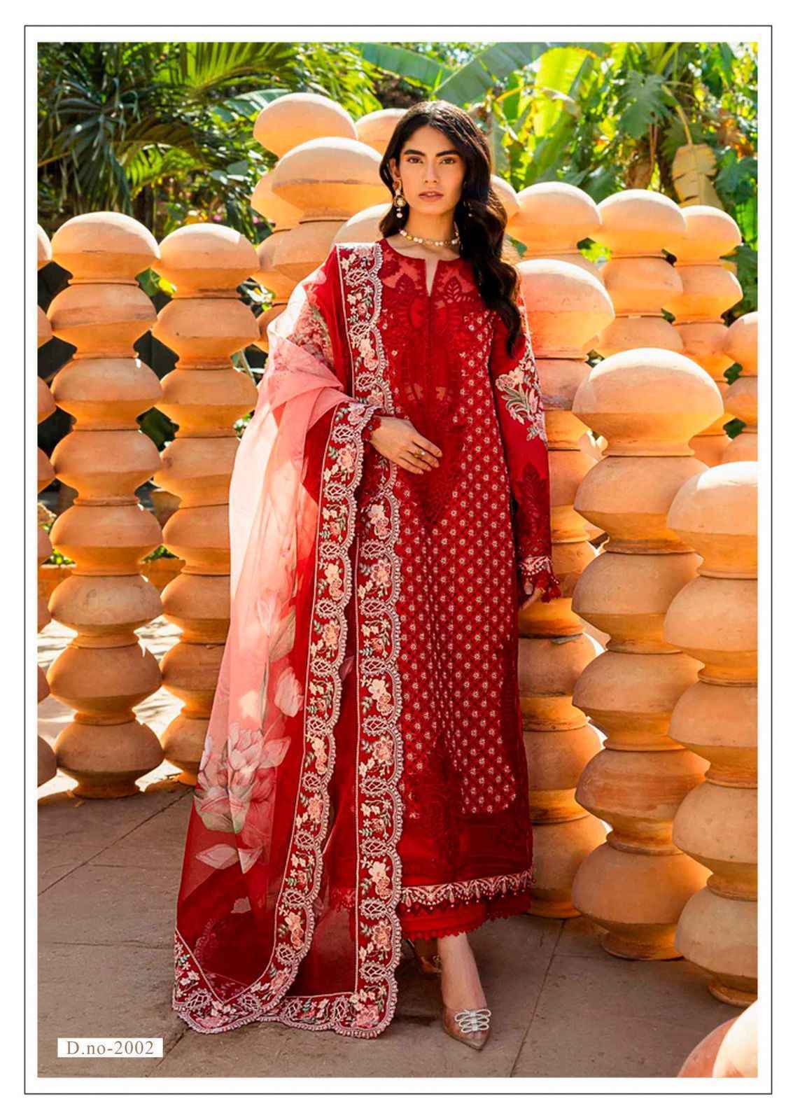 Jade Noor Aahmed Vol-2 Lawn Cotton Dress Material (6 pcs Catalogue)