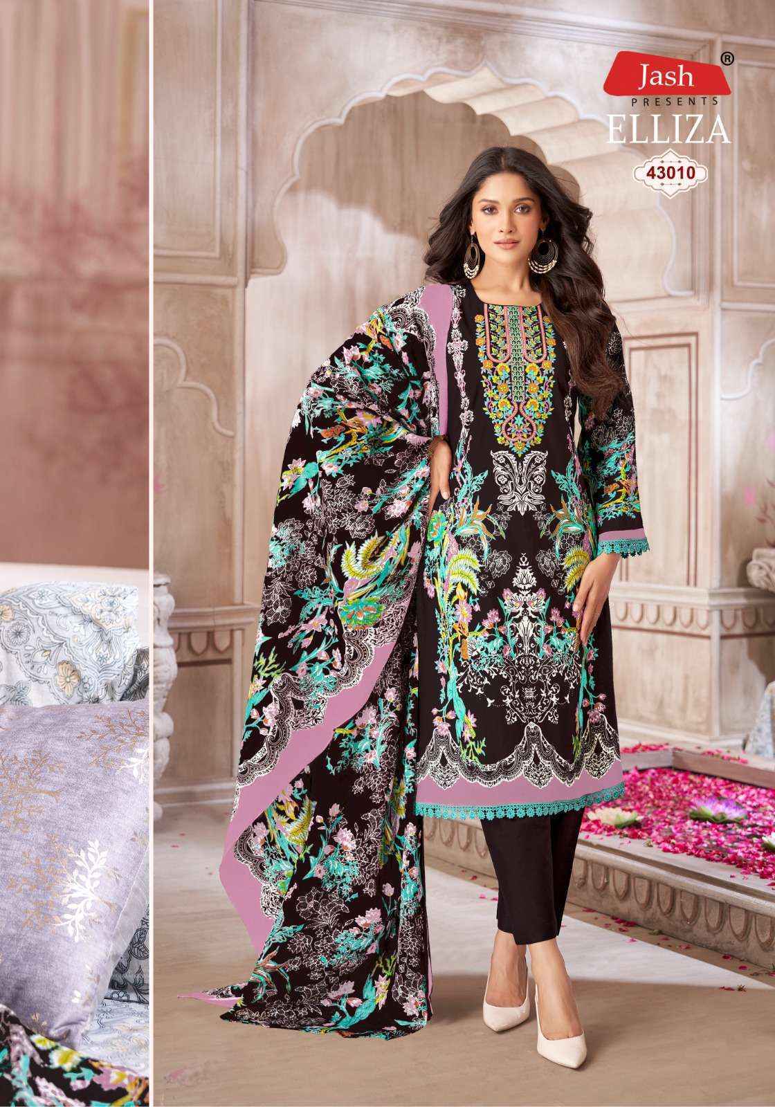 Jash Elliza Vol-43 Cotton Dress Material (10 pcs Catalogue)