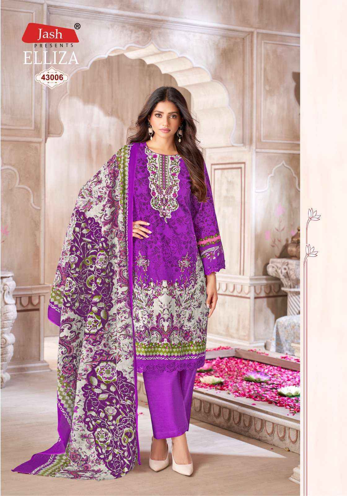 Jash Elliza Vol-43 Cotton Dress Material (10 pcs Catalogue)