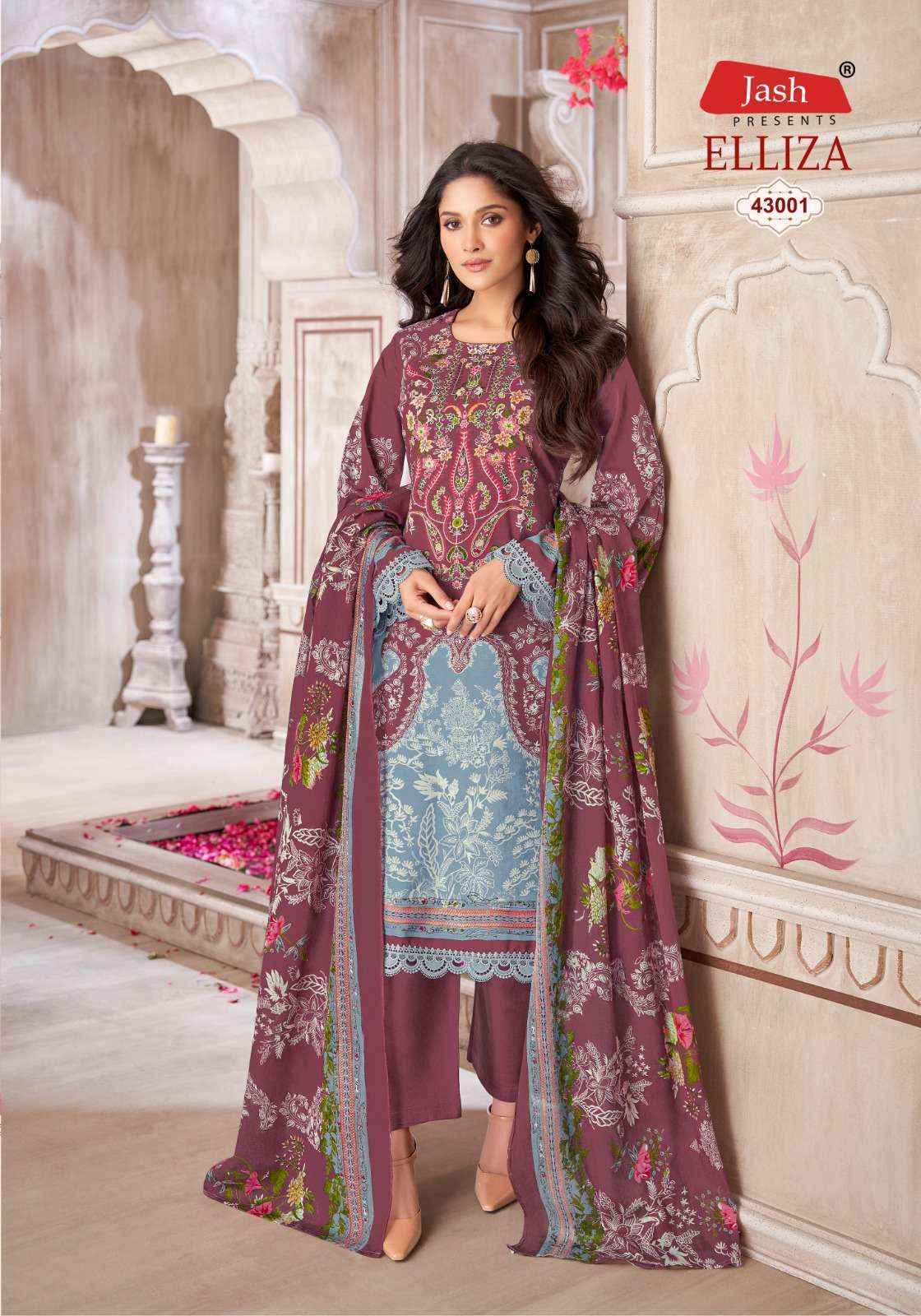 Jash Elliza Vol-43 Cotton Dress Material (10 pcs Catalogue)