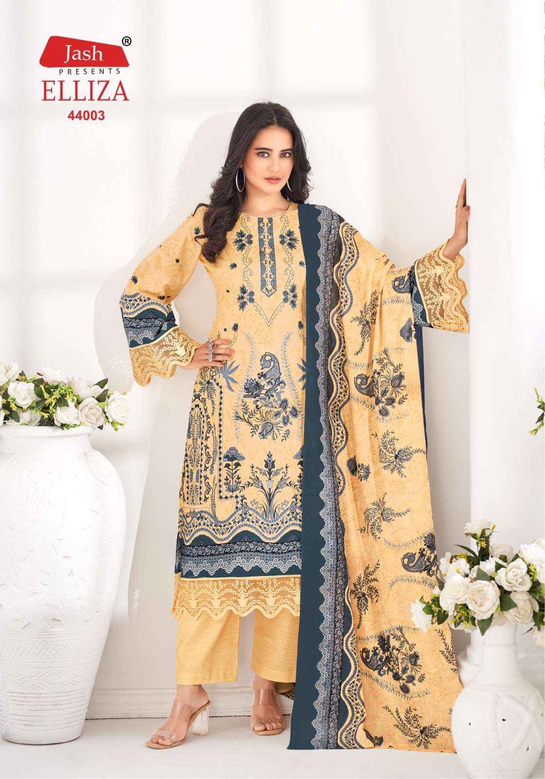 Jash Elliza Vol 44 Cotton Dress Material 10 pcs Catalogue