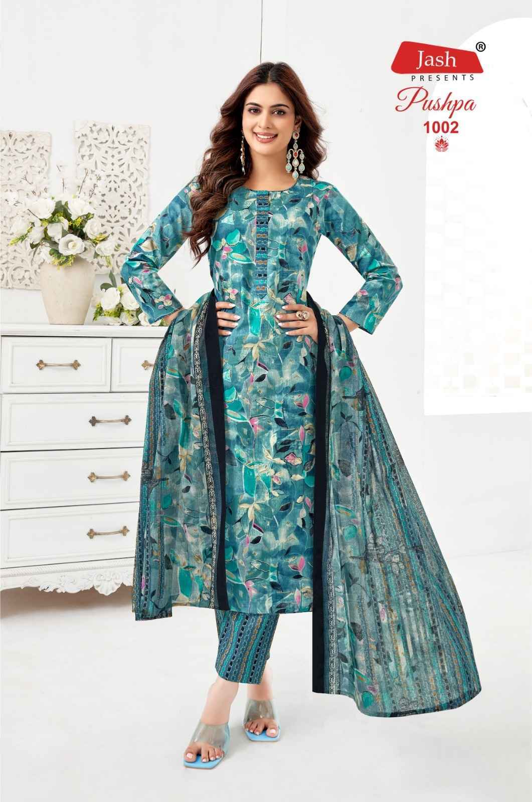 Jash Pushpa Vol-1 Cotton Readymade Suit (12 pcs Catalogue)