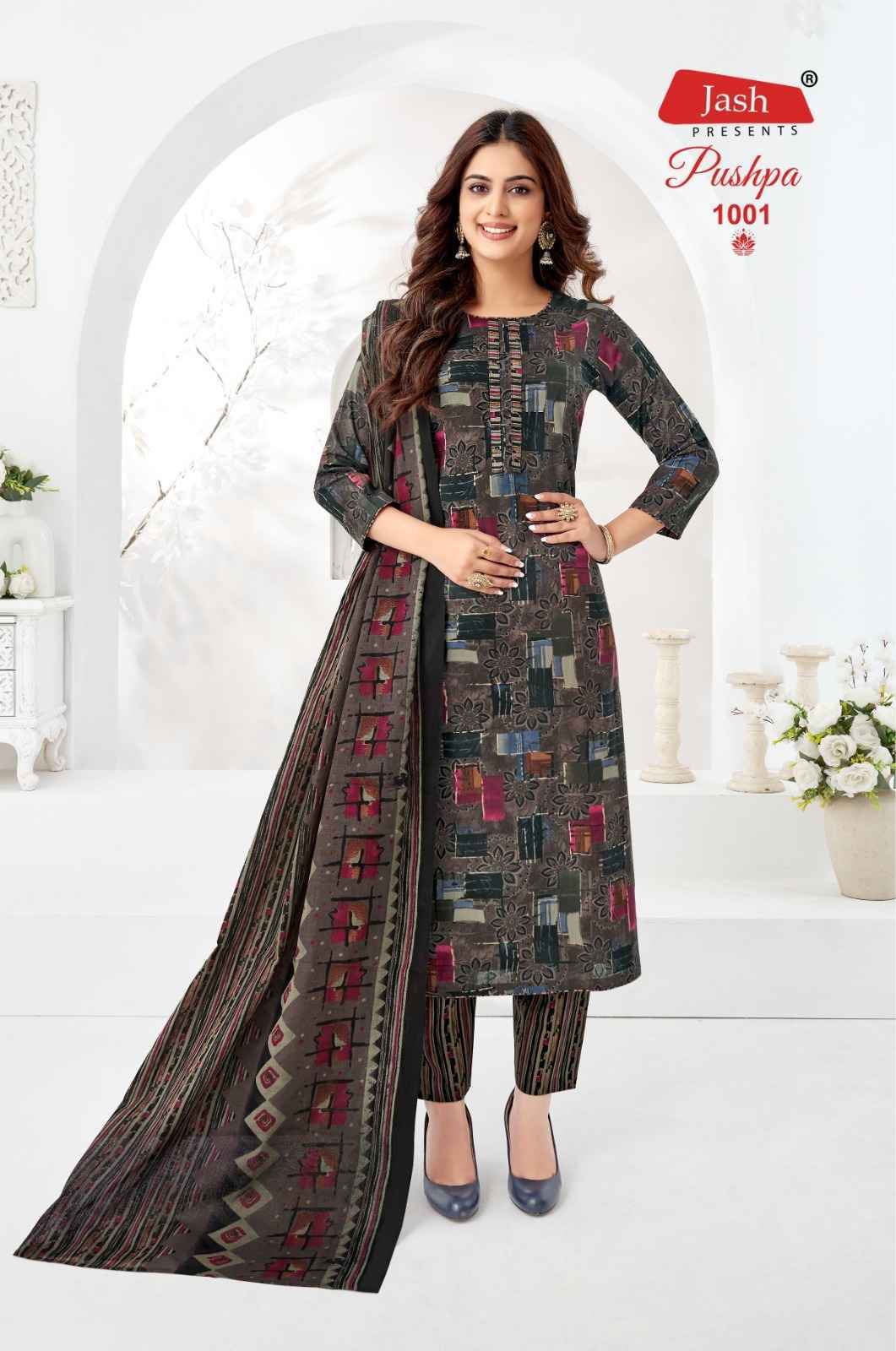 Jash Pushpa Vol-1 Cotton Readymade Suit (12 pcs Catalogue)