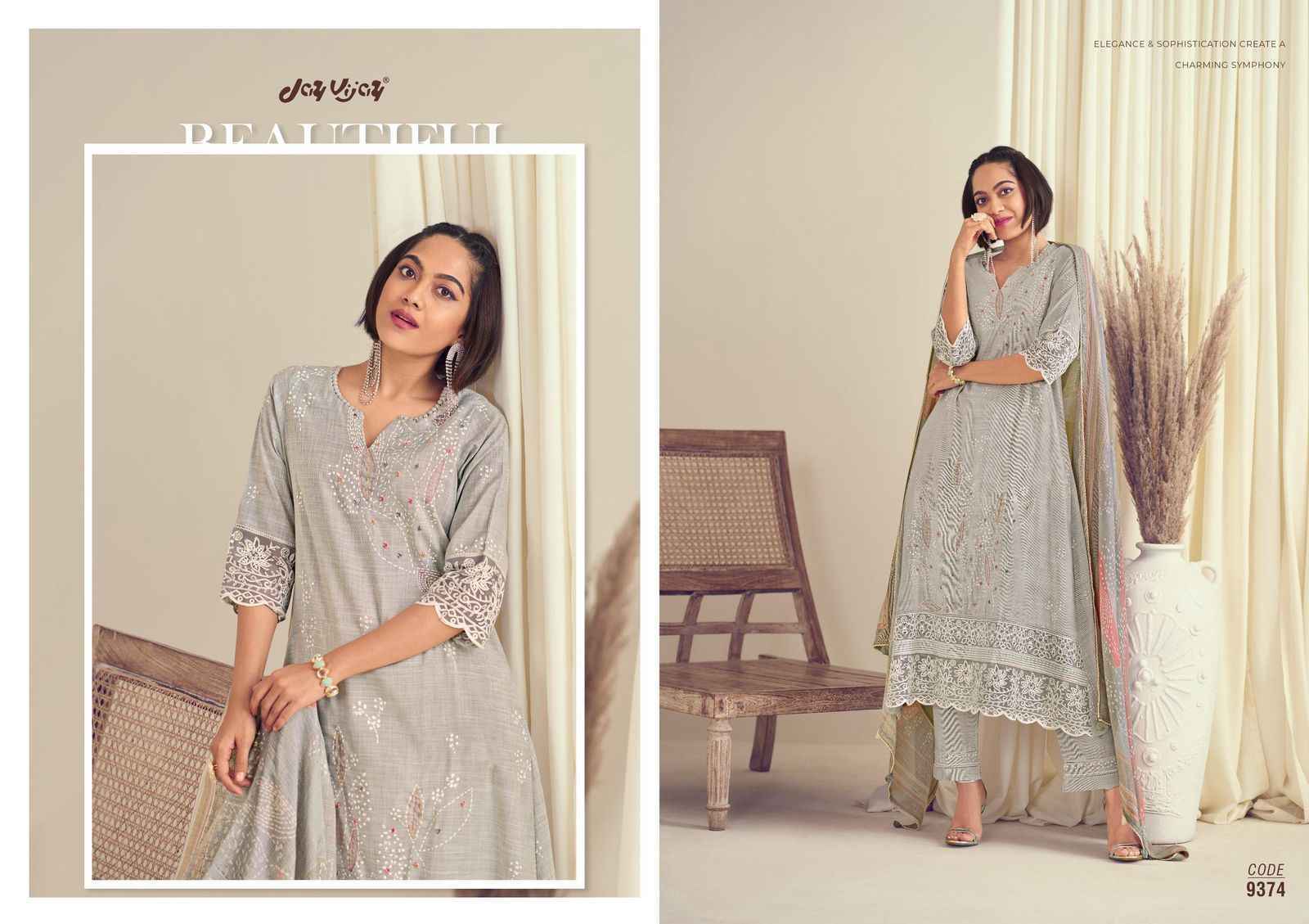 Jay Vijay Bliss Cotton Dress Material (5 pcs Catalogue)