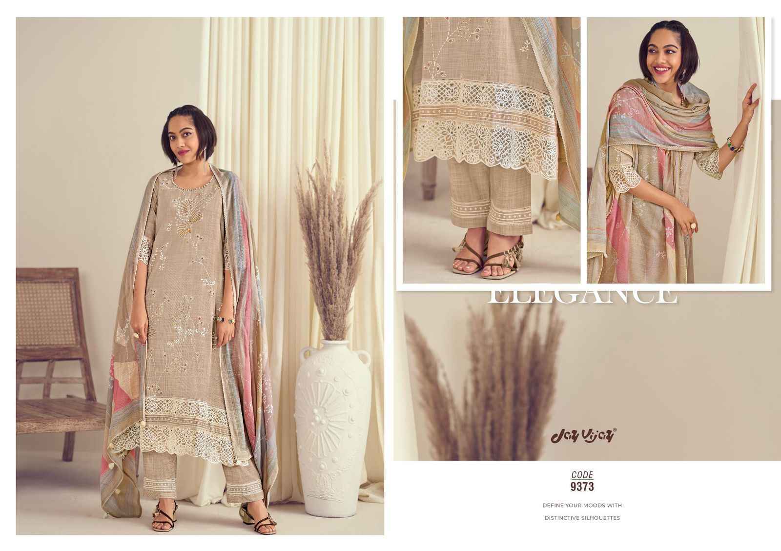 Jay Vijay Bliss Cotton Dress Material (5 pcs Catalogue)
