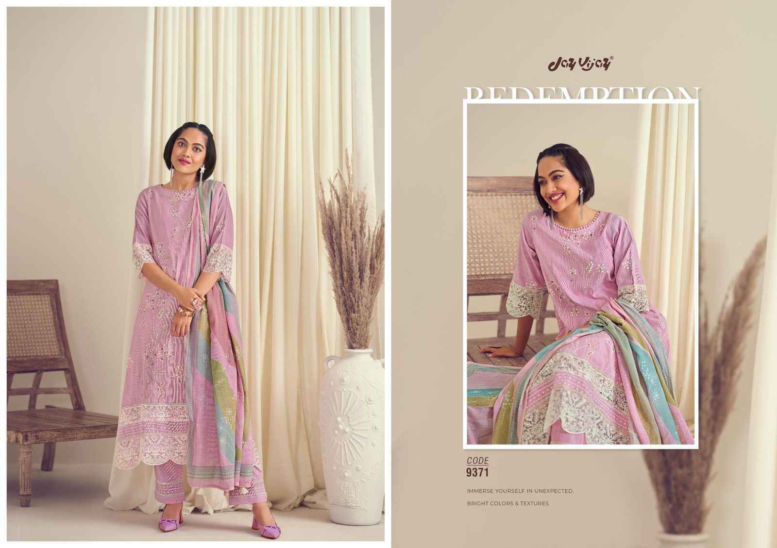 Jay Vijay Bliss Cotton Dress Material (5 pcs Catalogue)