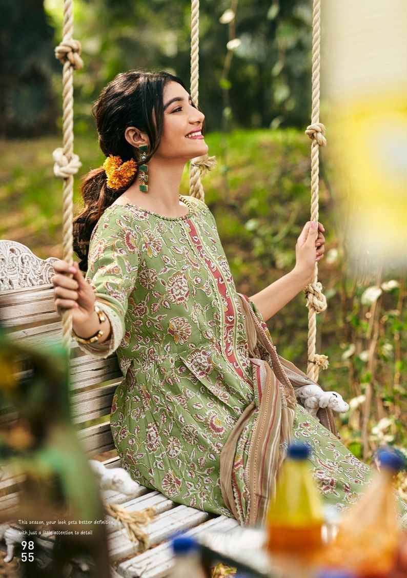 Jay Vijay Chuski Mal Mal Cotton Dress Material 6 pcs Catalogue
