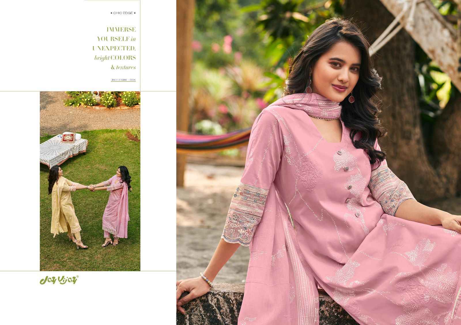 Jay Vijay Luka Chhupi Cotton Dress Material (7 pcs Catalogue)