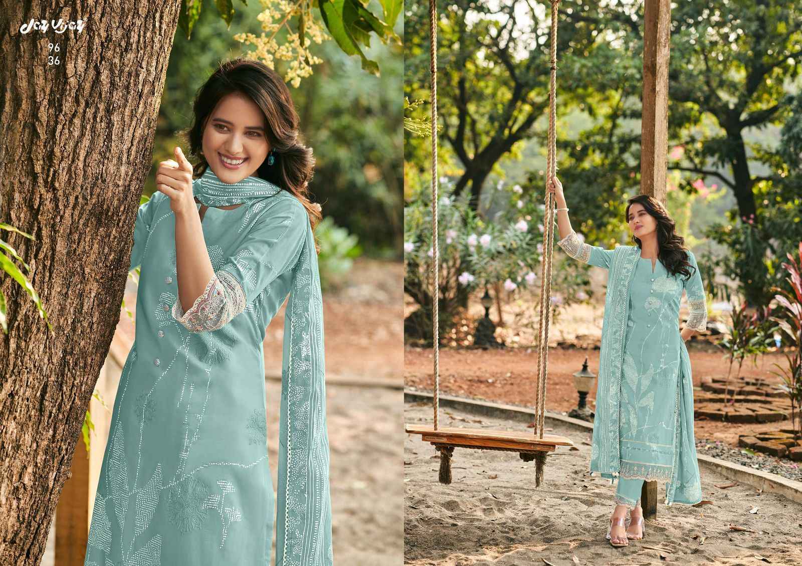 Jay Vijay Luka Chhupi Cotton Dress Material (7 pcs Catalogue)