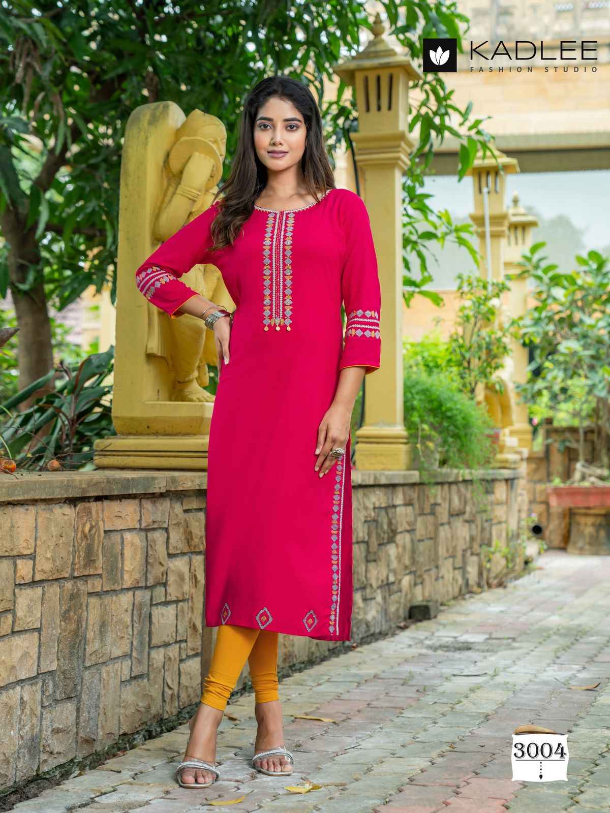 Kadlee Chanchal Rayon Kurti 6 pcs Catalogue